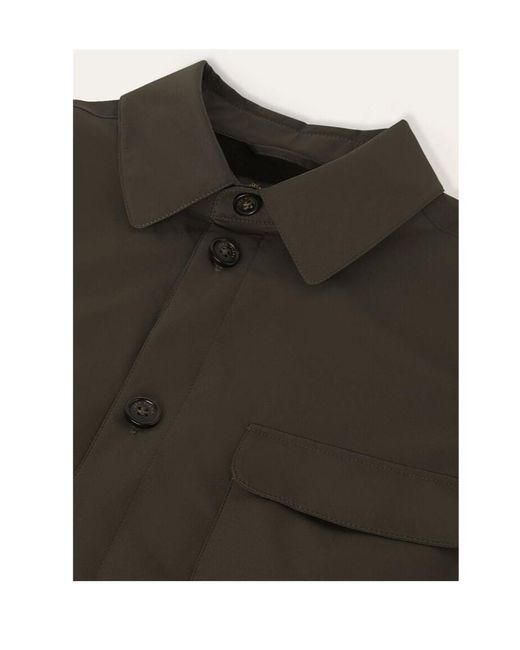 Loro Piana Green Long-Sleeved Shirt for men