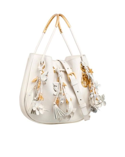 Dior White Small Nolita Shoulder Bag