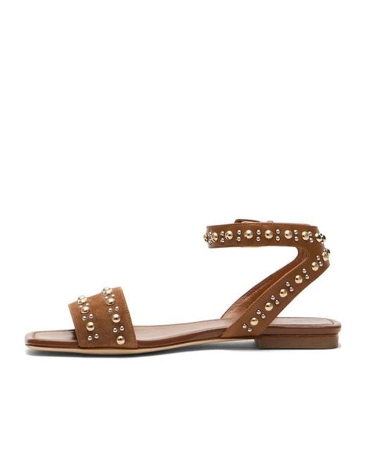 Stuart Weitzman Brown Perry Sandal