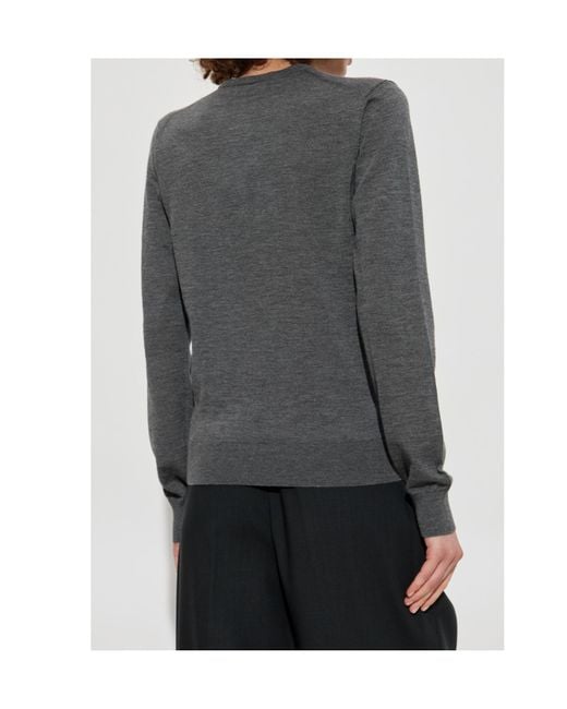 Dolce & Gabbana Gray Long Sleeved Buttoned Cardigan