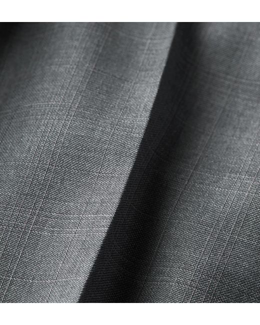 Dior Gray Long-Sleeved Suit Jacket Set for men