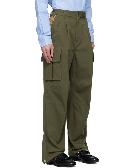 Gucci Green Cargo Pant for men
