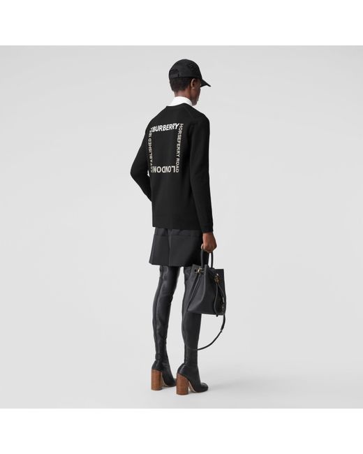 Burberry Black V-Neck Button-Fastening Cardigan