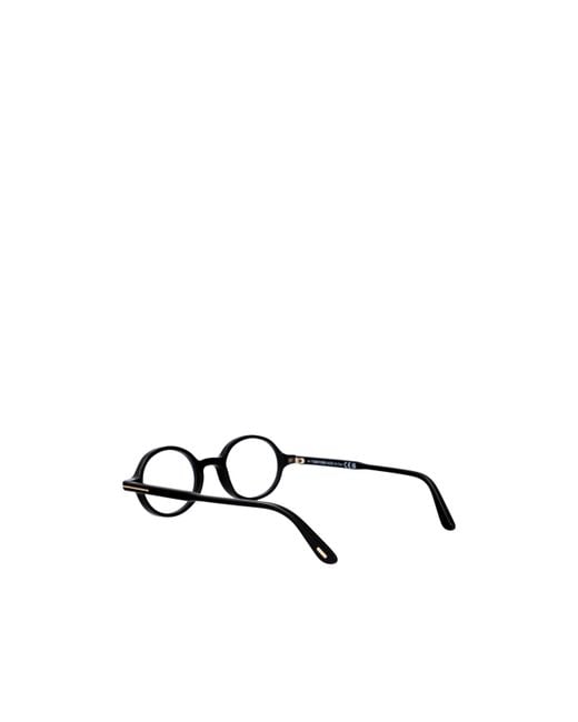 Tom Ford White Eyewear Round Frame Glasses for men