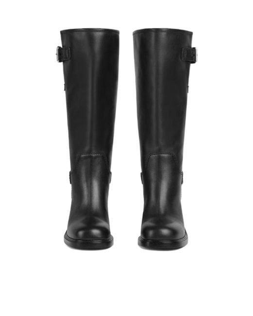 Gucci Black Mid-Heel Boots