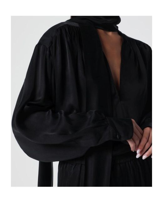 ANDAMANE Black Mathilda Blouse