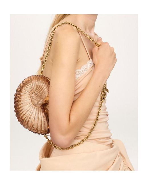 Chloé Pink Chloé Sea Treasures Shell Clutch Bag
