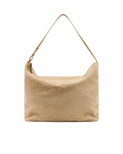 Emporio Armani White Zip Shoulder Bag