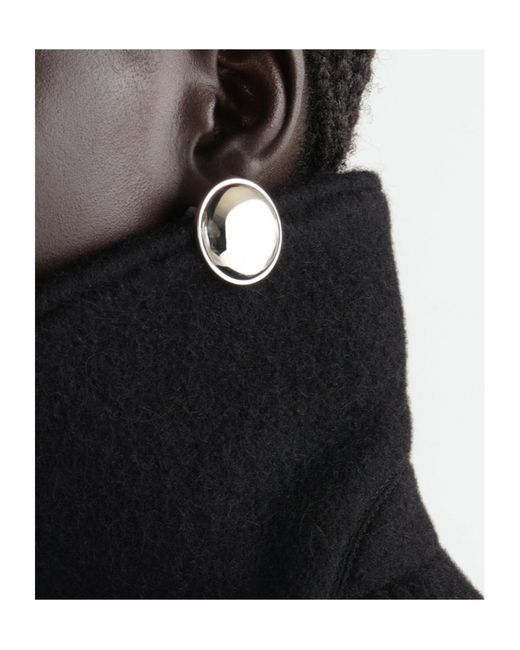 Lemaire White Witch Mirror Earrings