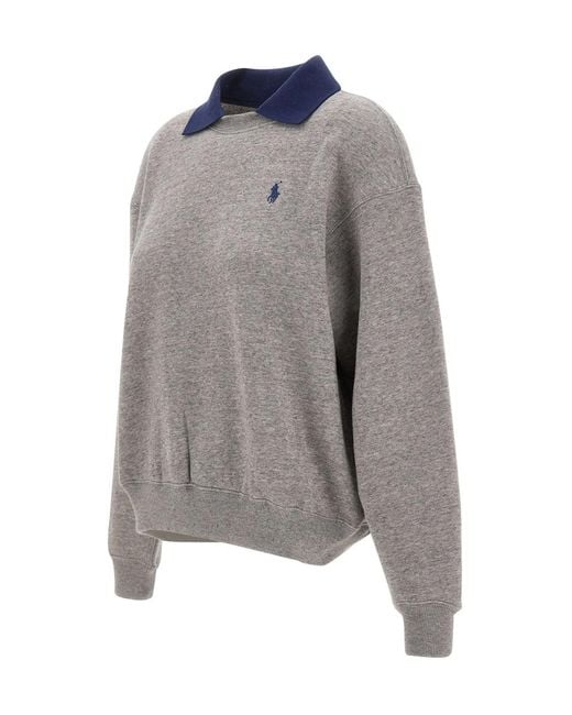 Polo Ralph Lauren Gray Long-Sleeve Sweatshirt