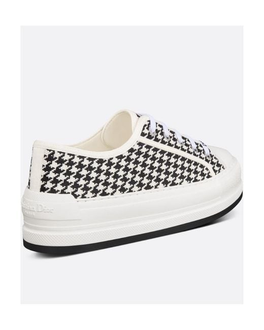 Dior White Walk'N' Platform Sneaker