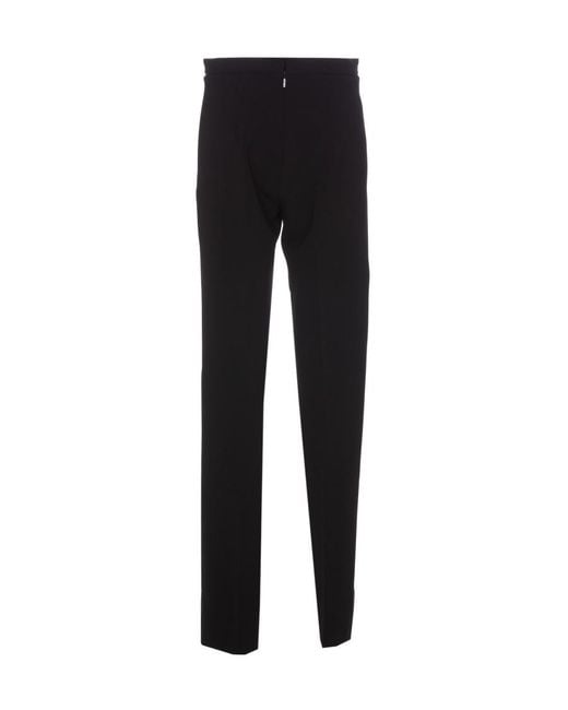 Pinko Black High-Waisted Flared Trousers