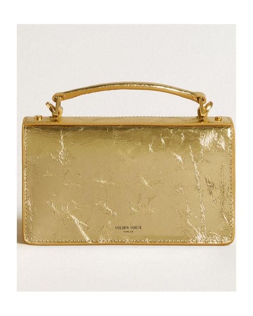 Golden Goose Deluxe Brand Metallic Venezia Small Crossbody Bag