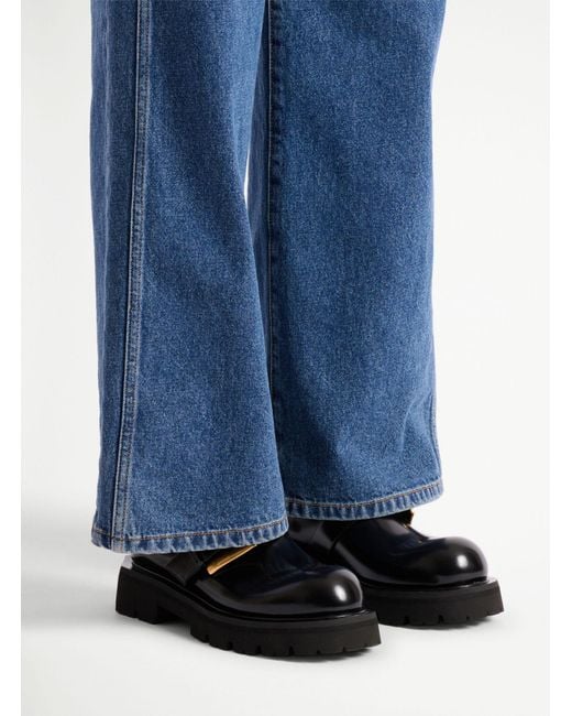 Balmain Black Anthem Loafers