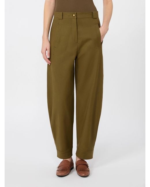 Max Mara Green Mxmadorni Trousers
