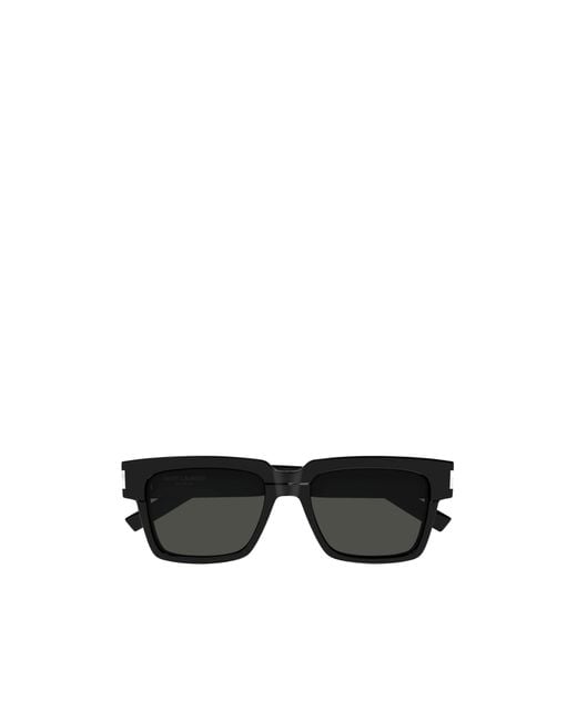 Saint Laurent Black Eyewear Vadim Square Frame Sunglasses for men