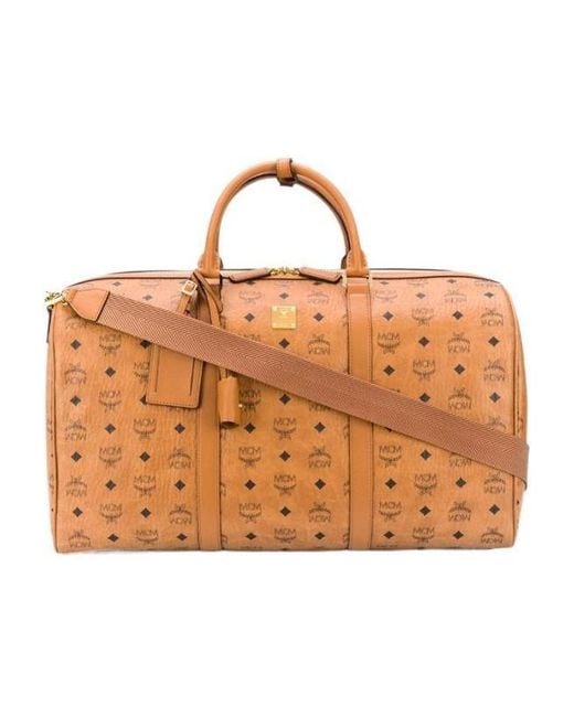 MCM Brown Logo Handbag for men