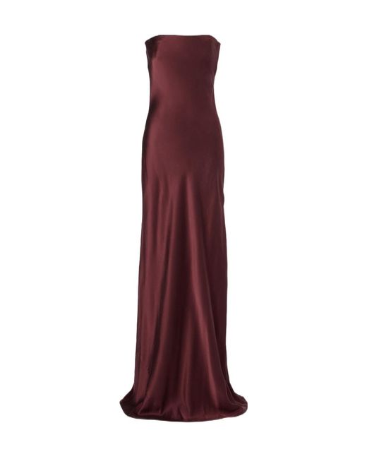 Christopher Esber Red Filo Silk Satin Gown
