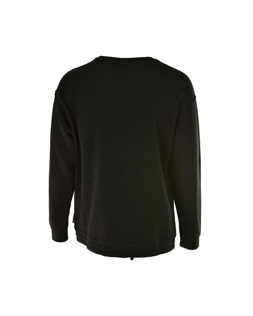 Emporio Armani Black Logo Long-Sleeved Sweater for men