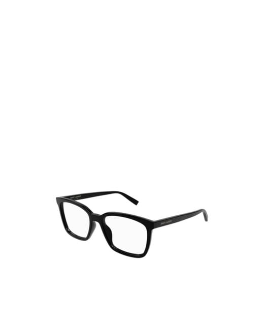 Saint Laurent White Eyewear Square Frame Glasses for men
