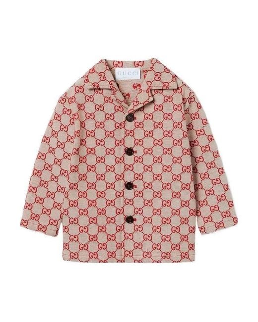 Gucci Pink Monogram Blazer