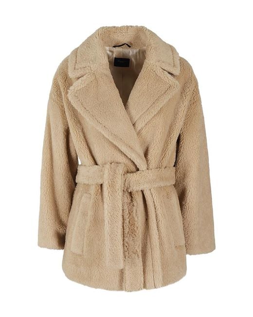 Weekend by Maxmara Natural Long-Sleeved Lapel Jacket