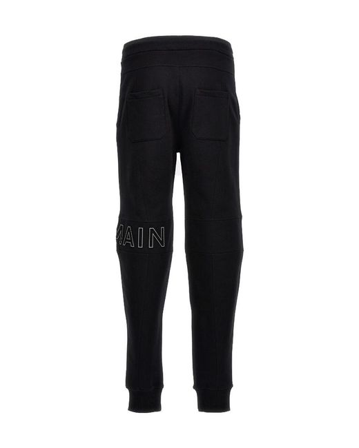 Balmain Black Sweatpants for men