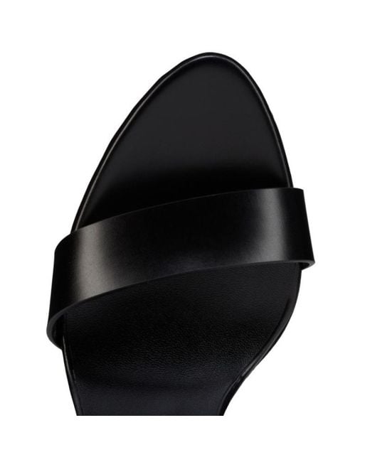 Christian Louboutin Black 120Mm Fanny Leather Sandals