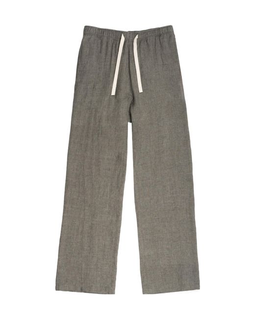 Palm Angels Gray Drawstring-Waist Trousers for men