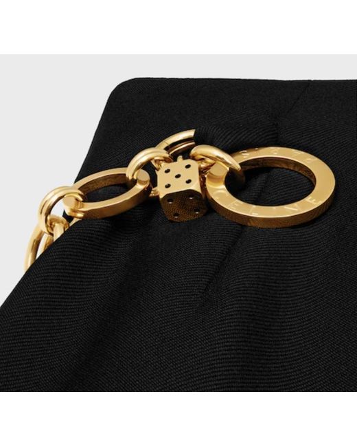 Céline Black Mini Skirt