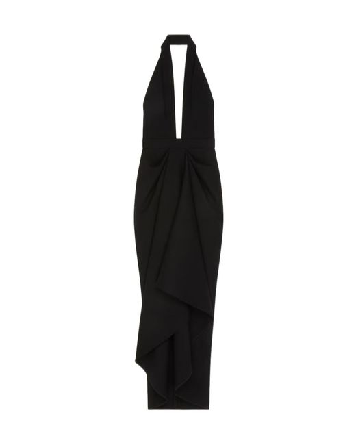 Givenchy Black Draped Dress