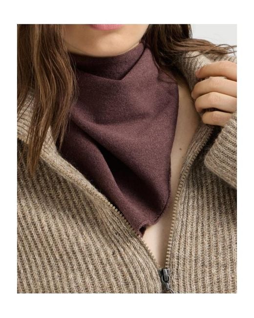 Brunello Cucinelli Purple Cashmere Handkerchief