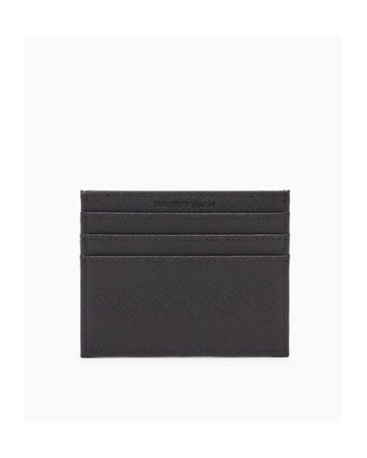 Emporio Armani Black Card Holder for men