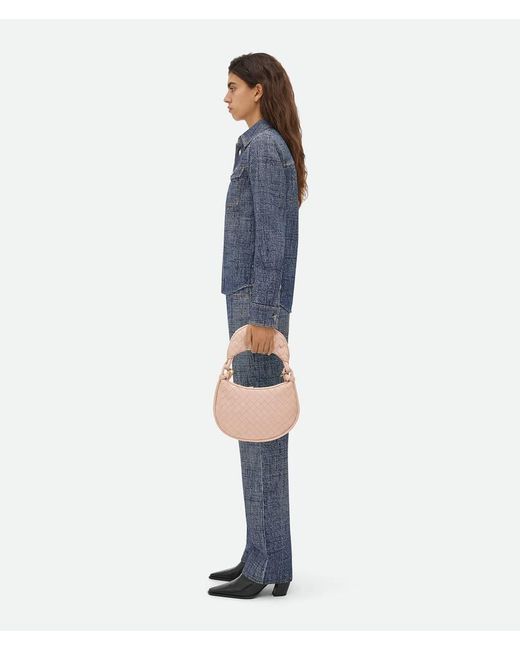 Bottega Veneta Pink Gemelli Small Shoulder Bag