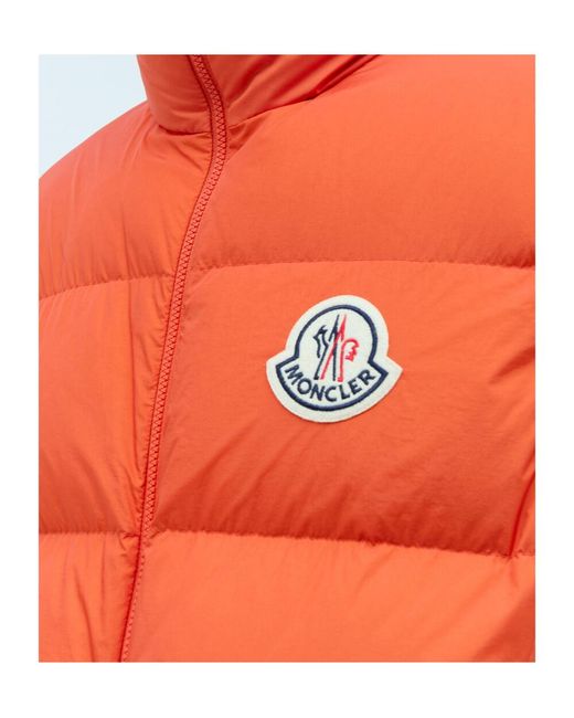 Moncler Orange Almaz Down Vest for men