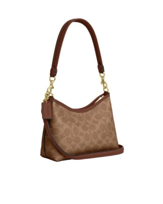 COACH Brown Laurel Small Shoulder Bag