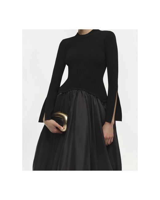 Jonathan Simkhai Black Kenlie Midi Dress