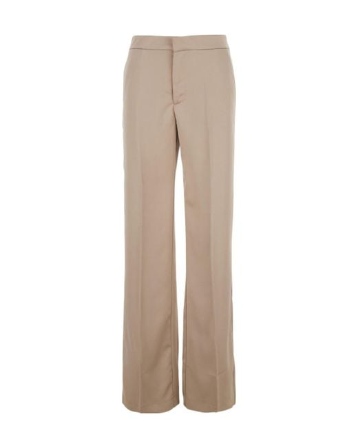 ANDAMANE Natural Gigi Straight-Leg Pants