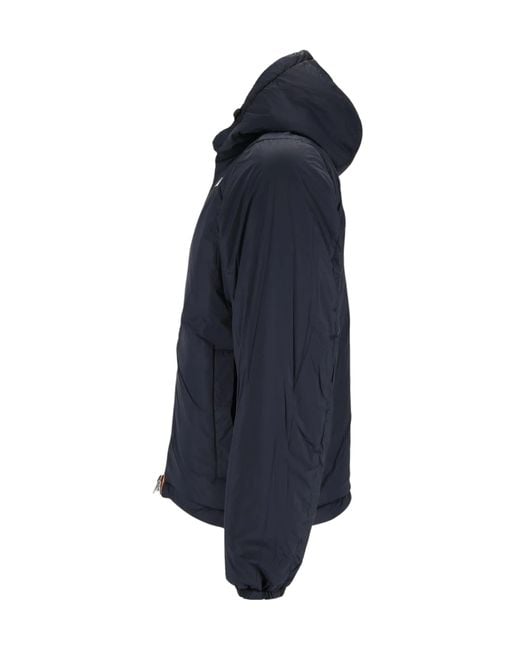K-Way Blue Jack Spacer Hooded Jacket for men