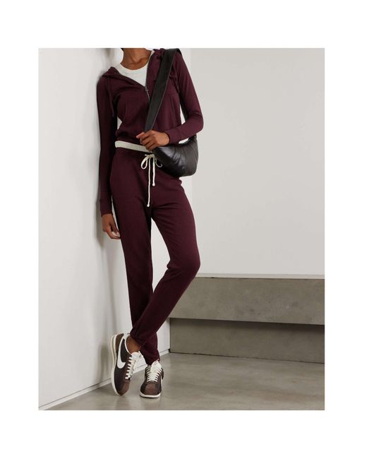 James Perse Red Elastic Waist Casual Pants