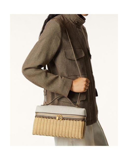 Loro Piana Metallic Extra Pocket L27 Shoulder Bag