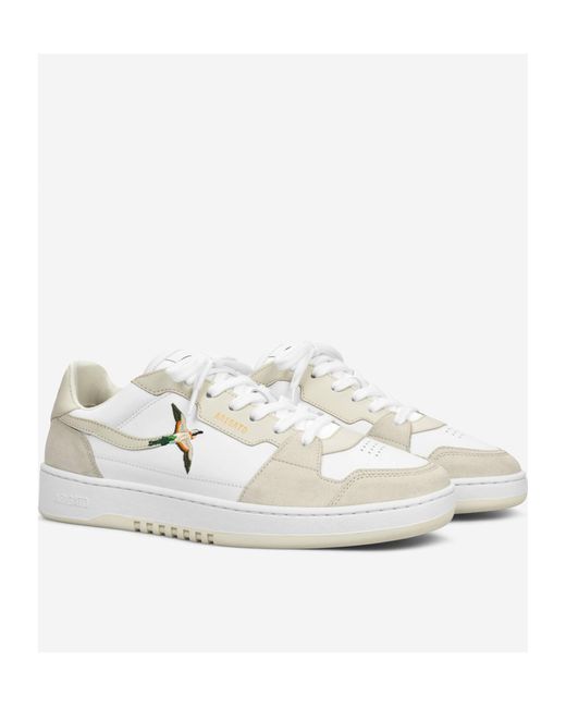 Axel Arigato White Dice Lo Bee Bird Lace-Up Sneakers for men