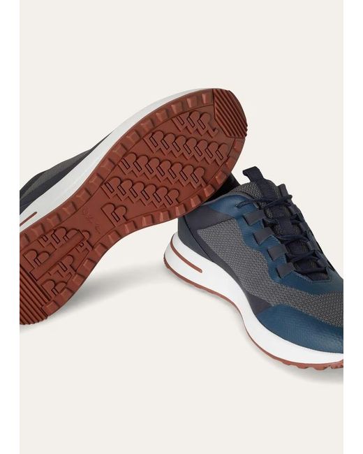 Loro Piana Black Week-End Walk Sneakers for men