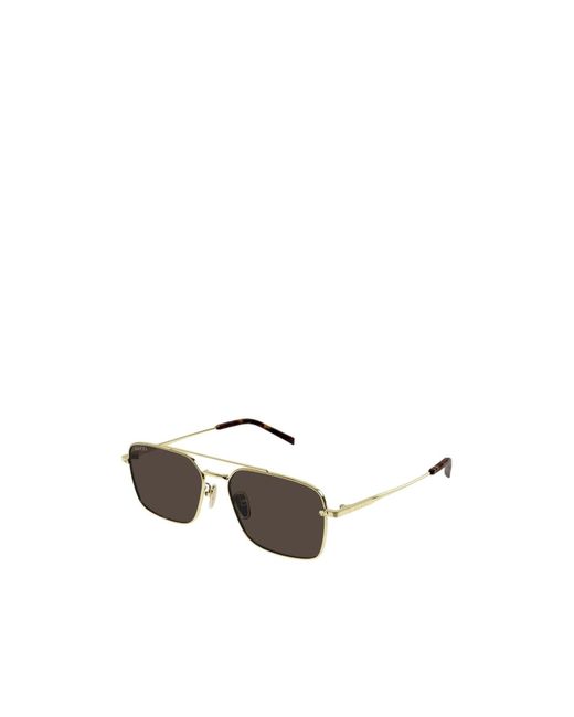 Gucci White Eyewear Specialized Fit Rectangular Sunglasses for men