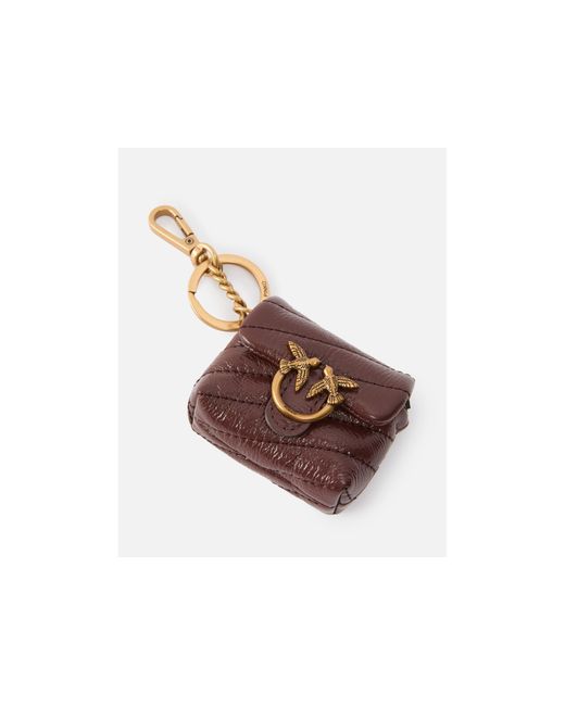 Pinko Purple Love Bag Puff Airpods Case