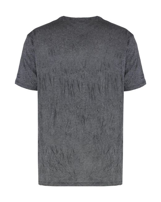 Our Legacy Gray Crinkle Box T-Shirt for men