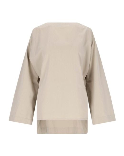 Bottega Veneta Natural Cut Out Detailed Shirt