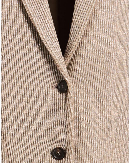 Brunello Cucinelli Natural Single- Blazer