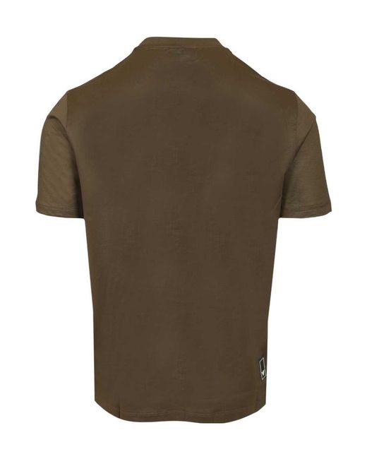 Emporio Armani Green Logo Short-Sleeve T-Shirt for men