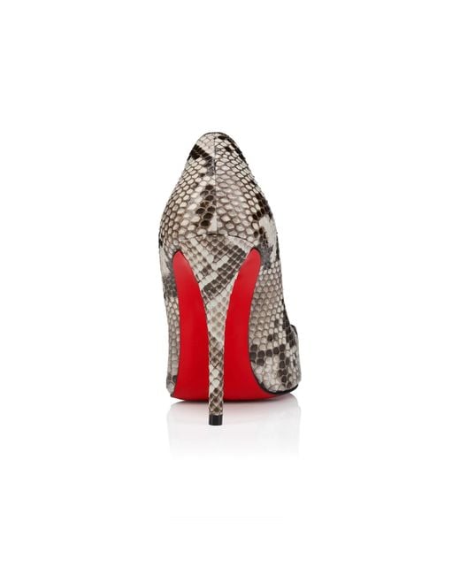 Christian Louboutin Metallic Snakeskin High Heels